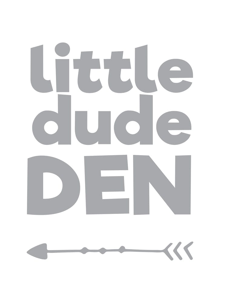 Little Dude Den Grey
