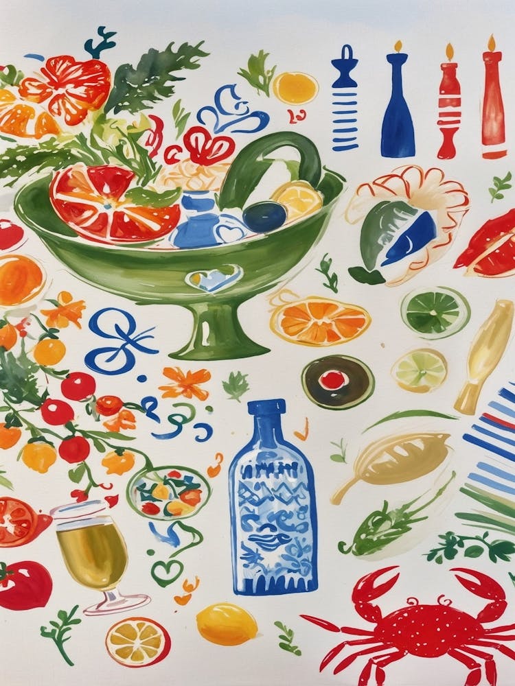 Kitchen, Hand Drawing, Summer 1