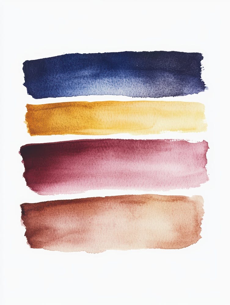 Watercolor Stripes 3