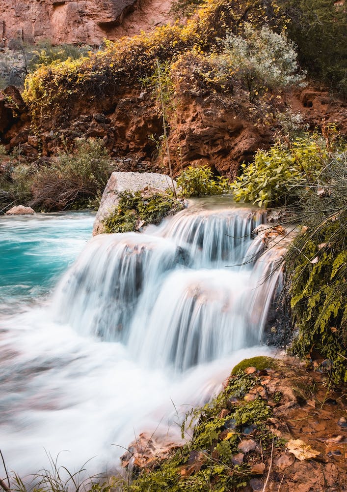 Desert Oasis Waterfall