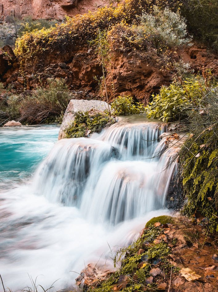 Desert Oasis Waterfall