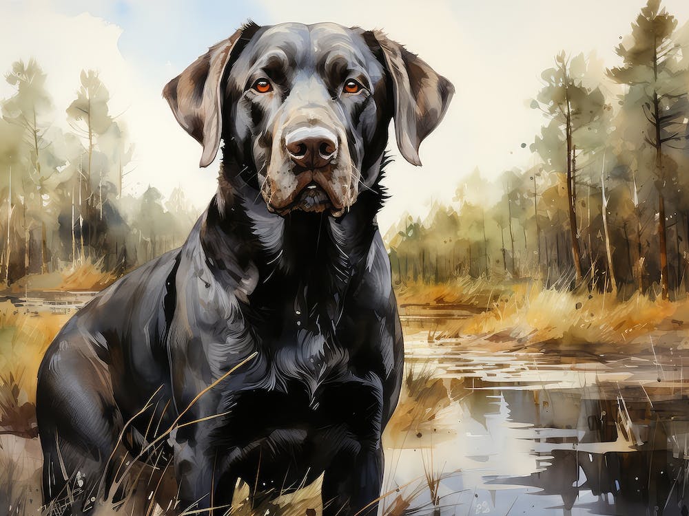 Labrador Watercolo