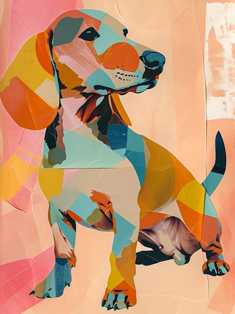 Kitsch Dachshund Collage 2