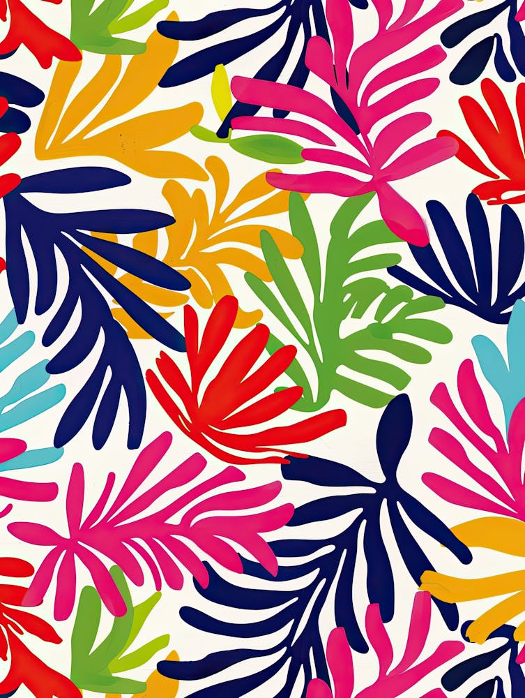 Floral Inferno Matisse Style