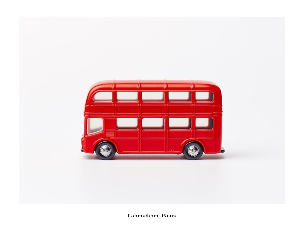 Toy Car Red London Bus 2 Poster