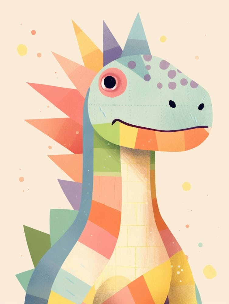 Colourful Dinosaur Ouranosaurus 2