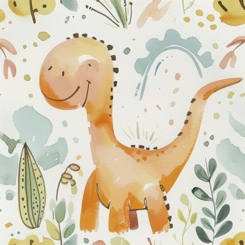 Cute Muted Pastel Dryosaurus Dinosaur 1