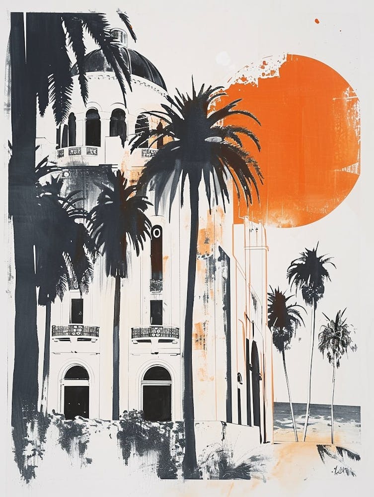 Preservation Hall Retro Lithograph 2