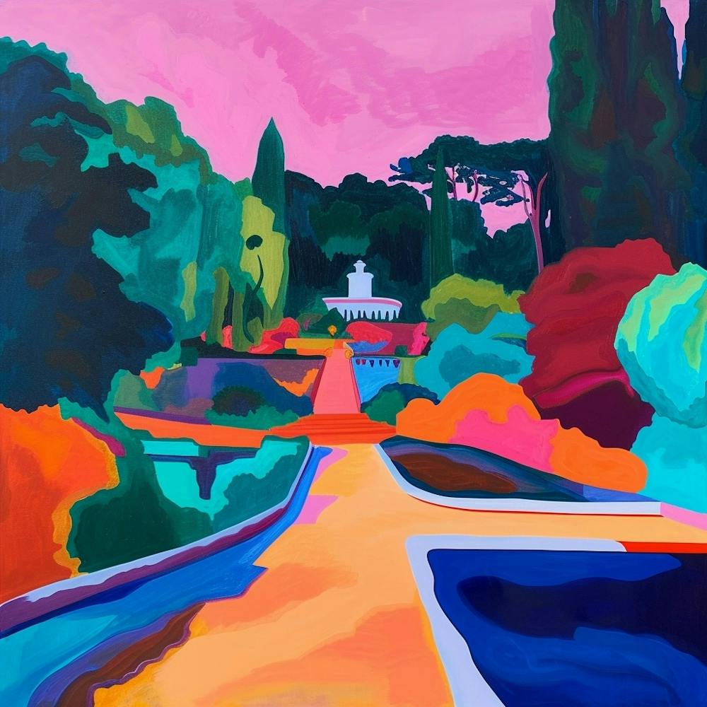 Abstract Park Collection El Retiro Park Madrid Spain 4