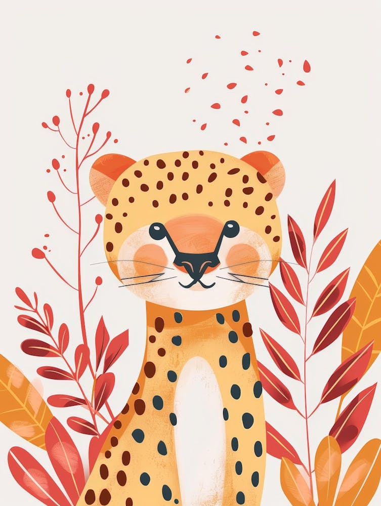 Gepard Leinwanddruck 2