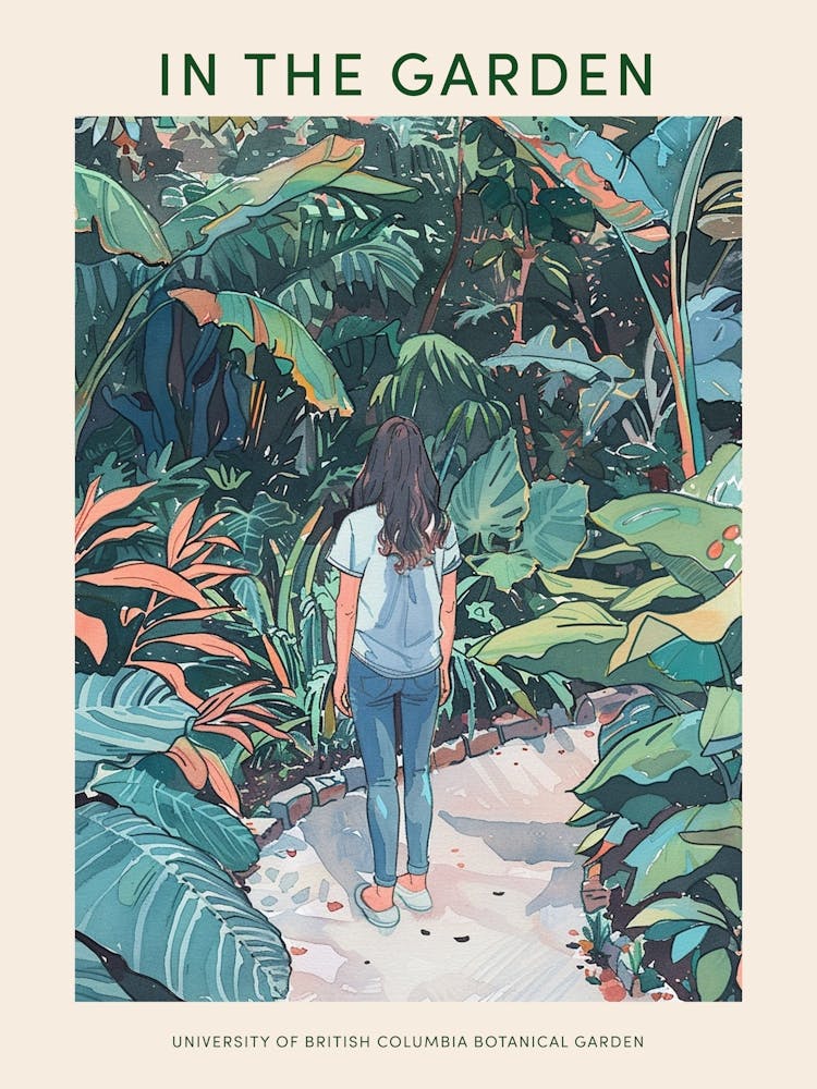 In The Garden Poster University Of British Columbia Botanical Garden Canada