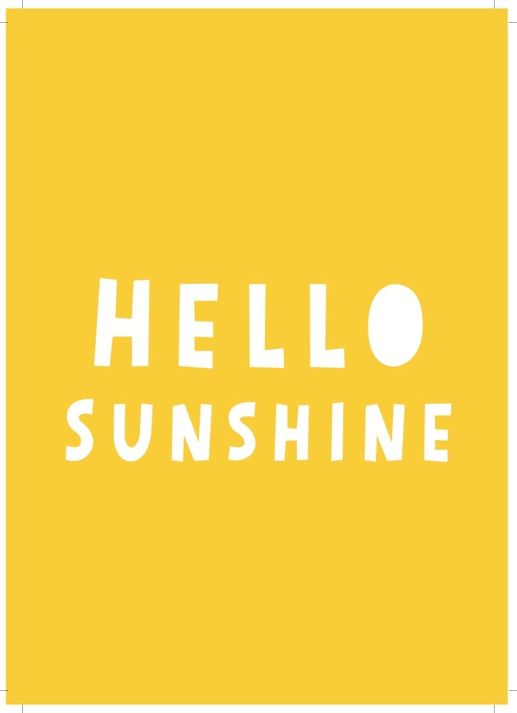 Hello Sunshine Prints 01