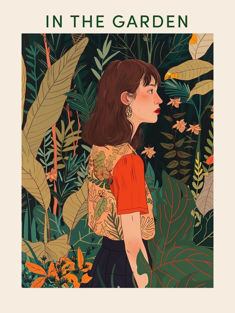 In The Garden Poster Green 9