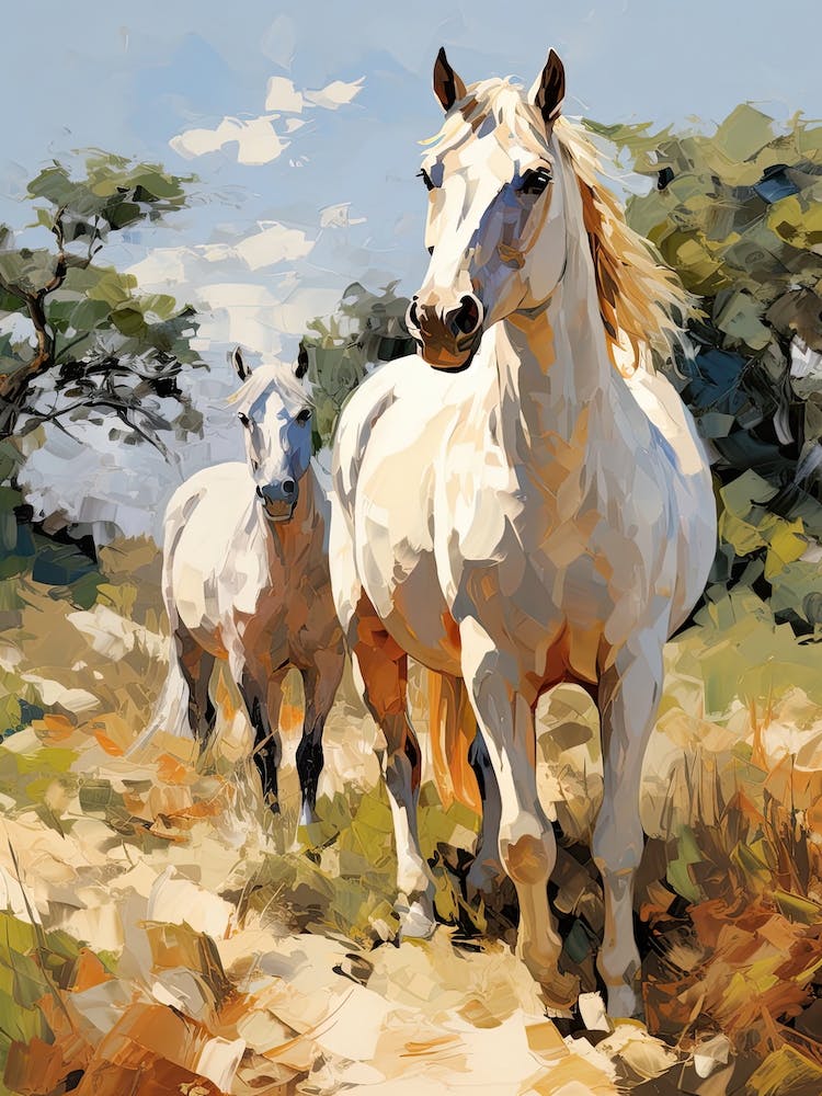 Horses Painting In Andalusia Spain 4