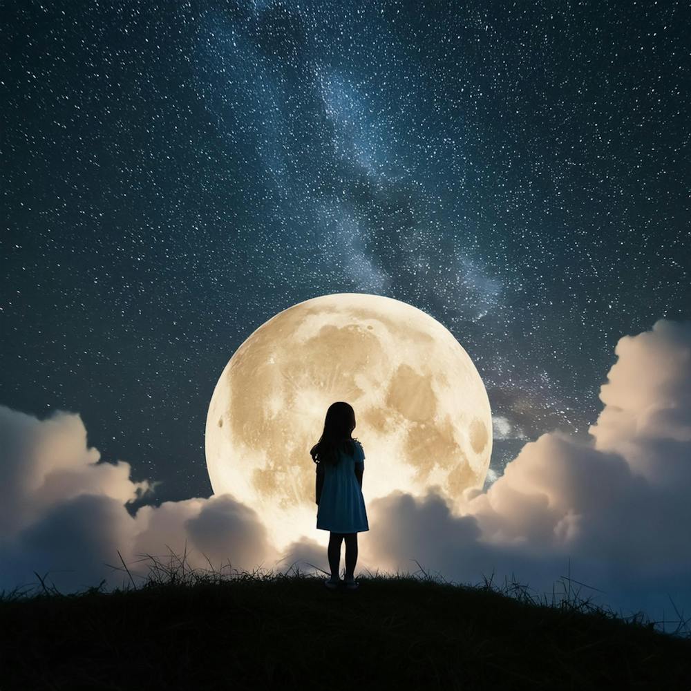 Full Moon In The Sky