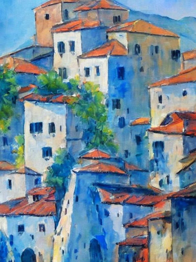 Port Of Kotor Montenegro Abstract Block harbour