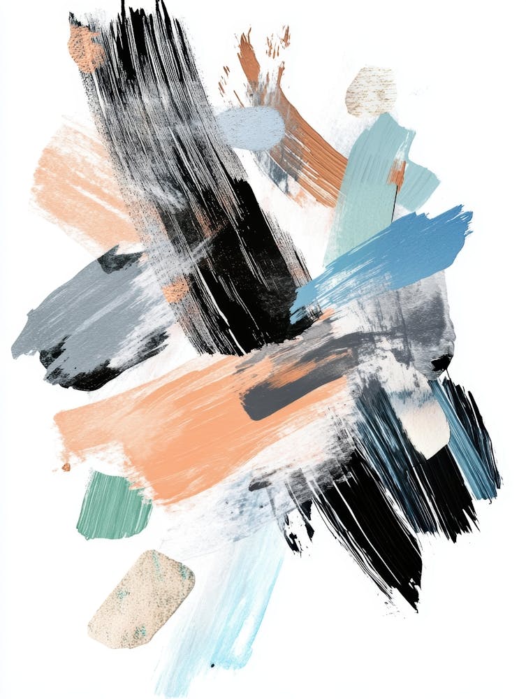 Abstract Brushstrokes 64