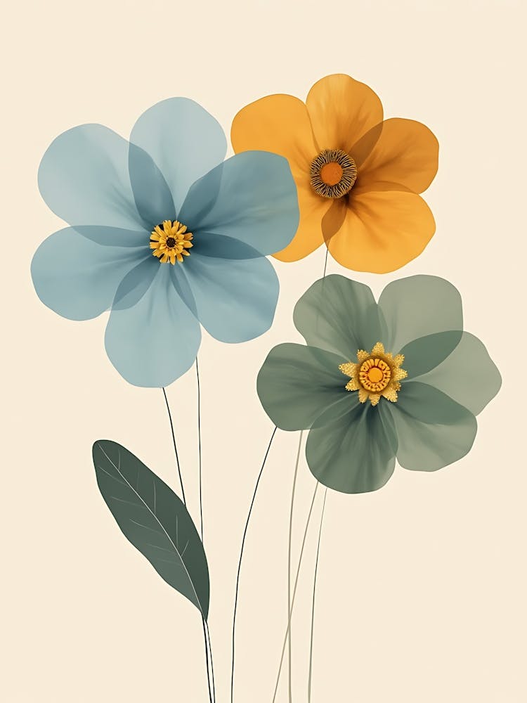 Hand-Painted Flower Illustrations | Soft & Elegant Botanical Prints