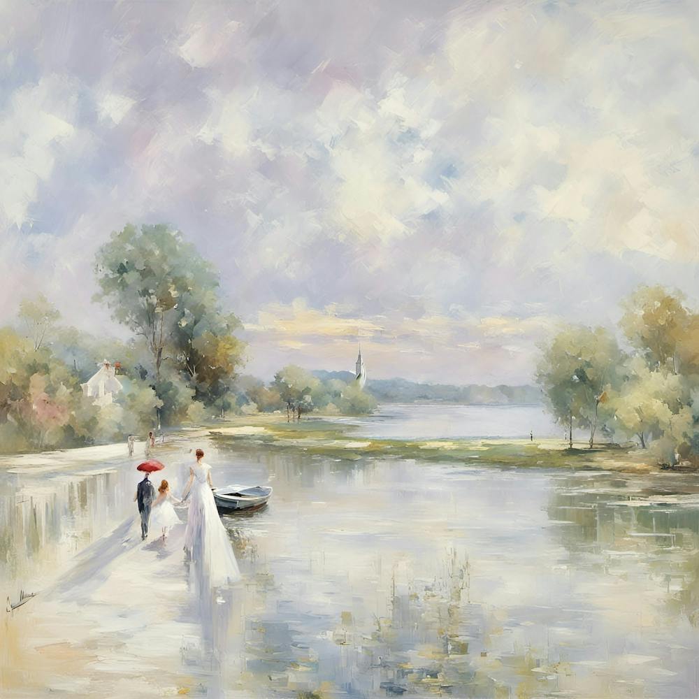 Riverside on a Sunday Morning