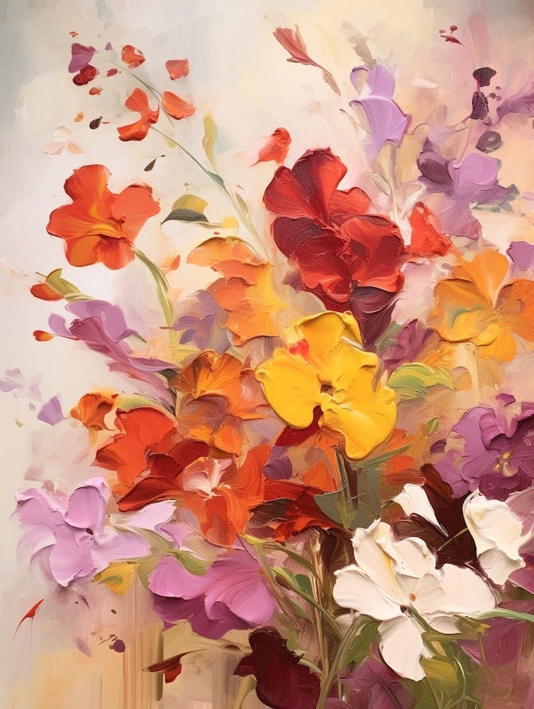Fall Flower Painting Phlox 2