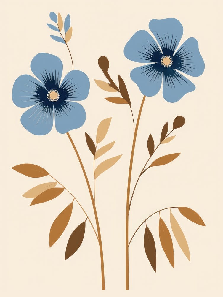 Blue Flowers 23