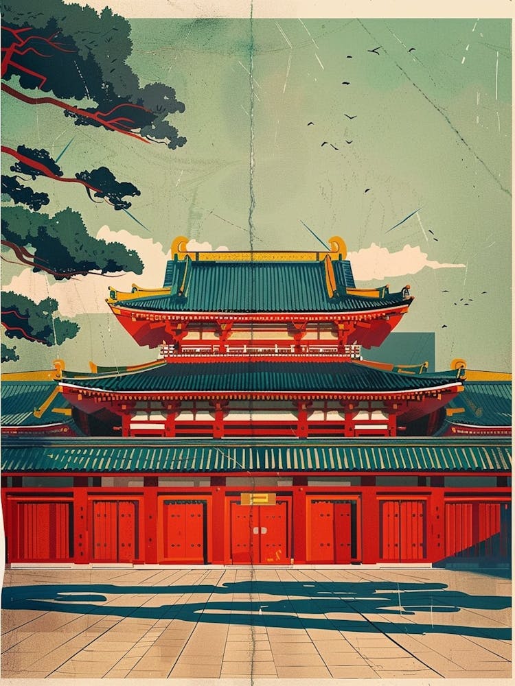 Tokyo Imperial Palace Mid Century Modern 2
