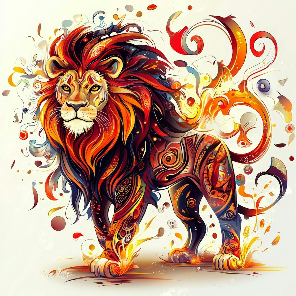 Affiche Lion