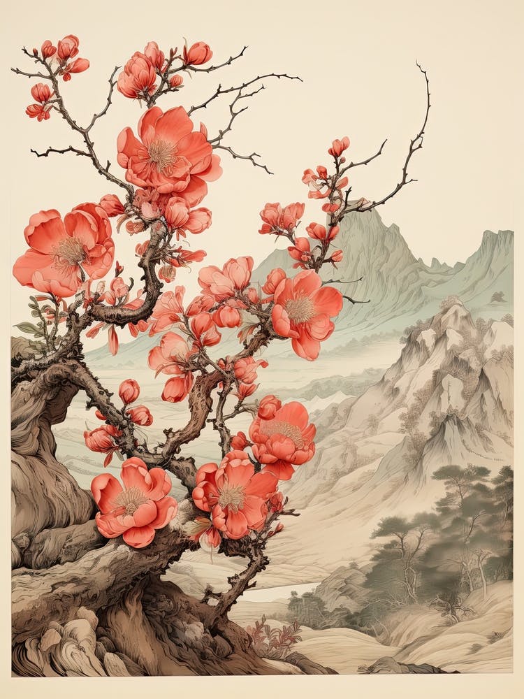 Japanese Quince Victorian Style 0