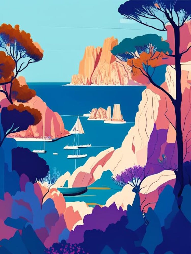Calanques National Park France Pop Matisse