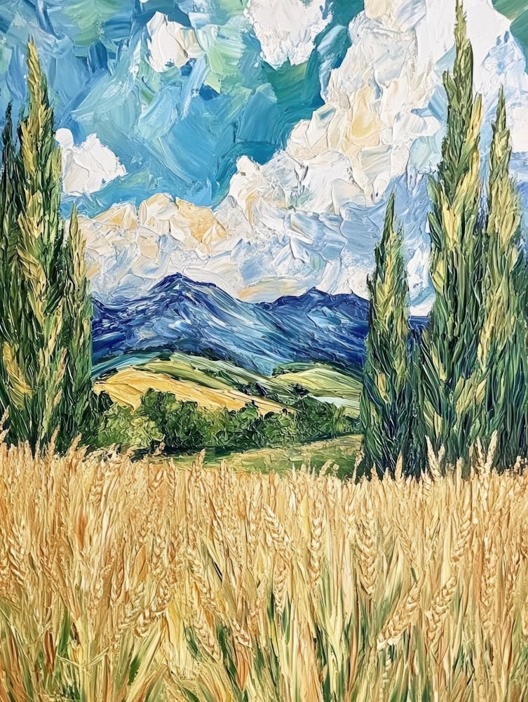 Tuscan Wheat Field 2