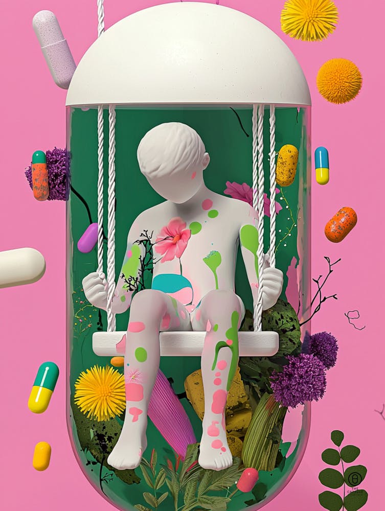 Boy No.4, The swing in the garden