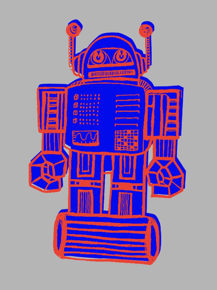 Retro Space Robot 1