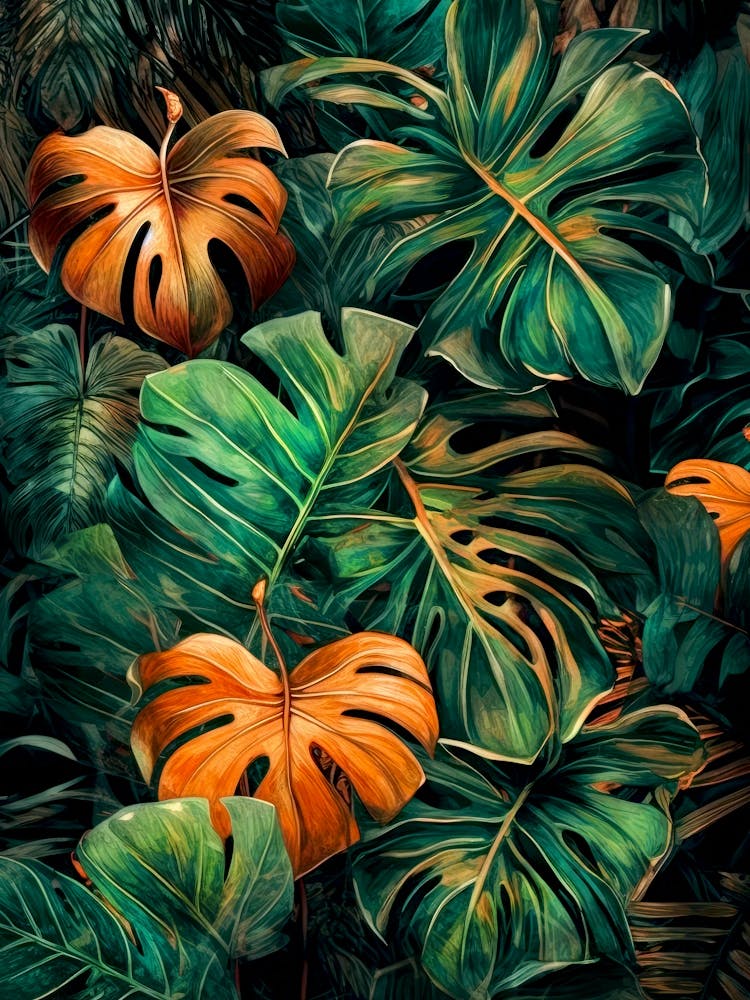 Tropical Leaves 1 nature flora
