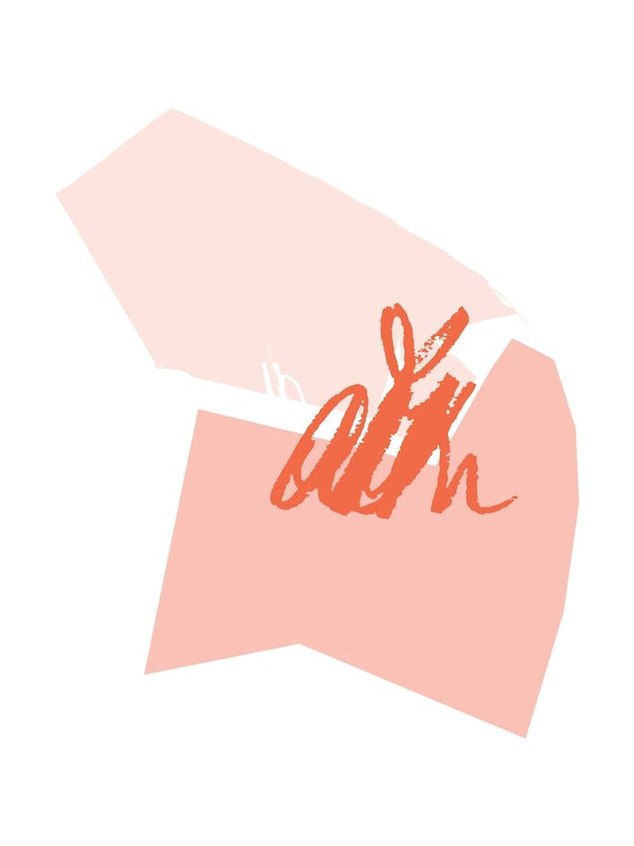 Abstract Pink Shapes