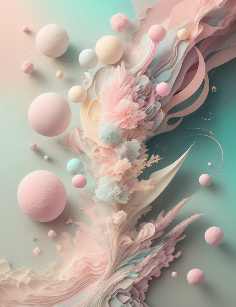 Light Abstract Painting