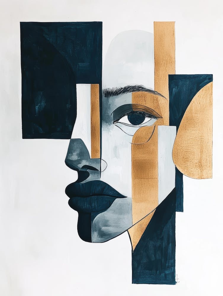 Abstract Of A Woman'S Face 40