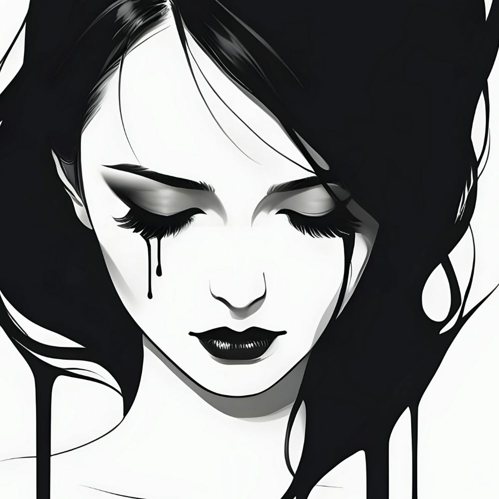 Black And White Painting 1