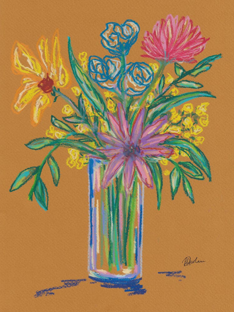 Flowers in Pastels (Two)