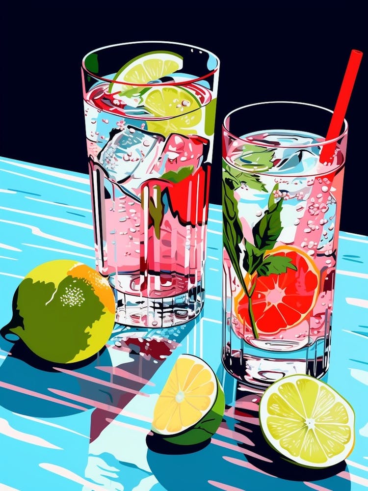 Retro Cocktail Colour Pop 1