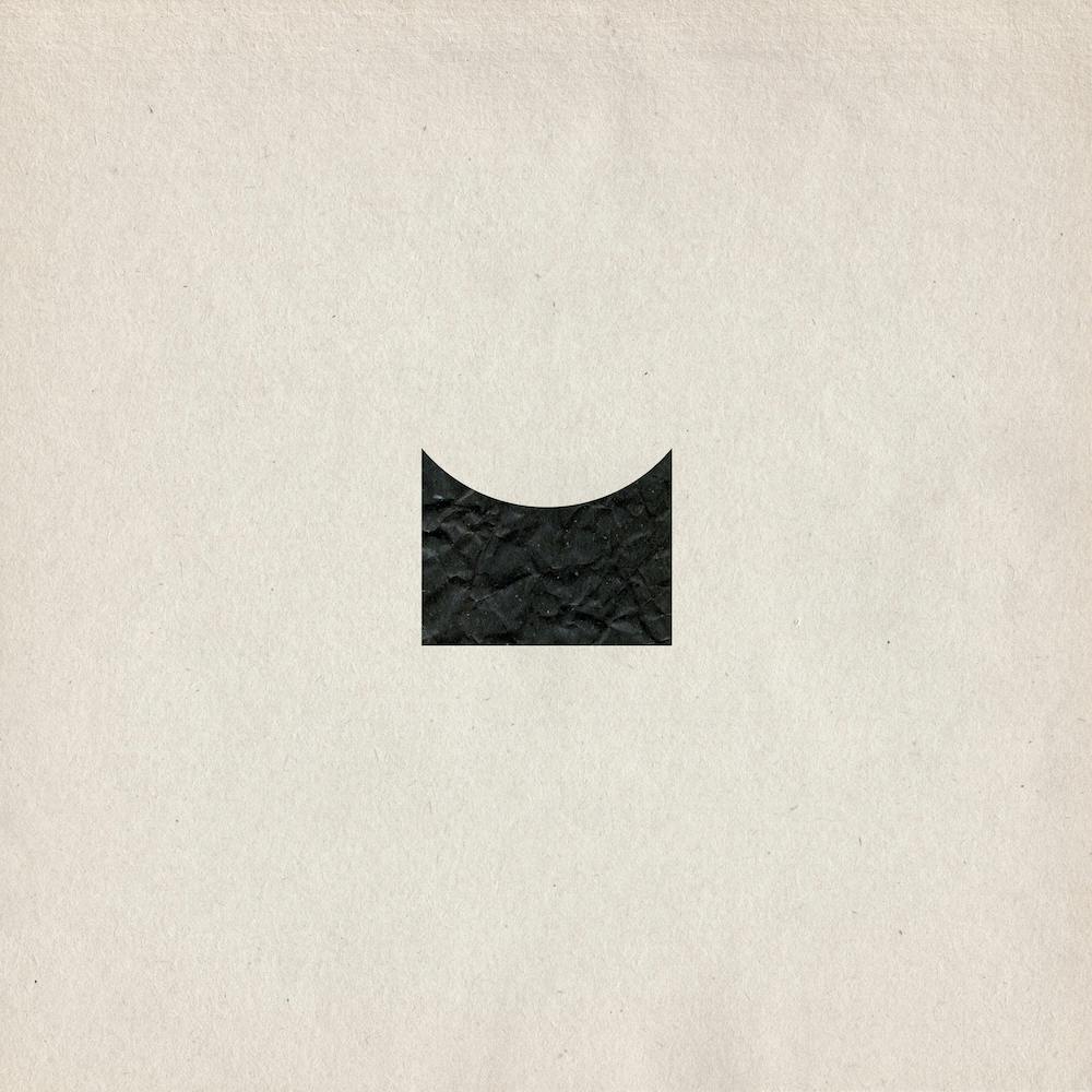 Abstract Black And White minimalist shape