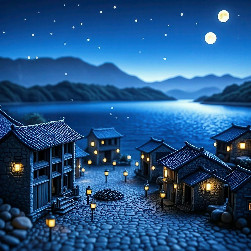 Village Chinois La Nuit 1