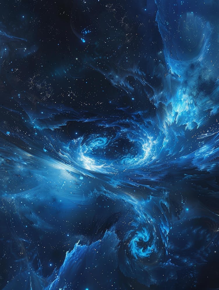 Galaxie dans l'espace