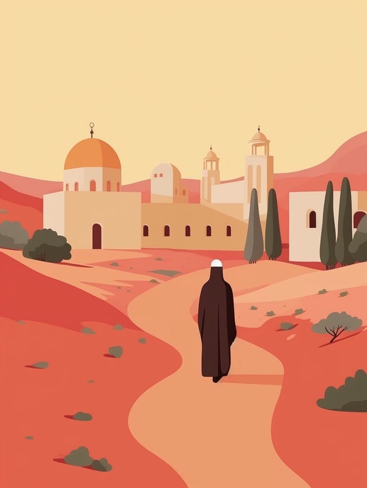 Oman 1 Travel Illustration