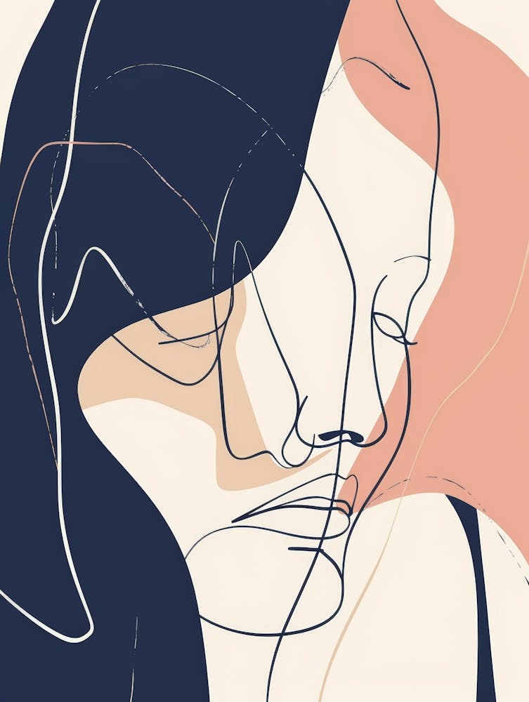 Abstract Portrait Of A Woman 43