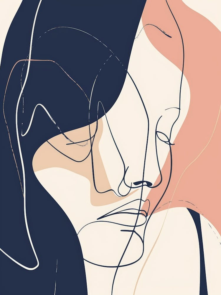 Abstract Portrait Of A Woman 43