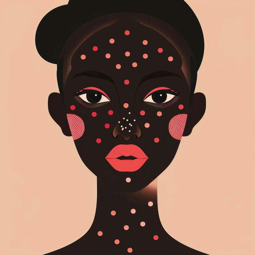 African Girl With Freckles 843