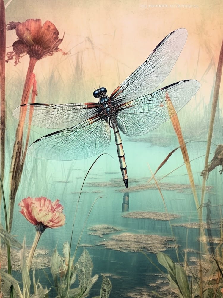 Dragonfly Meadows Pastel 2
