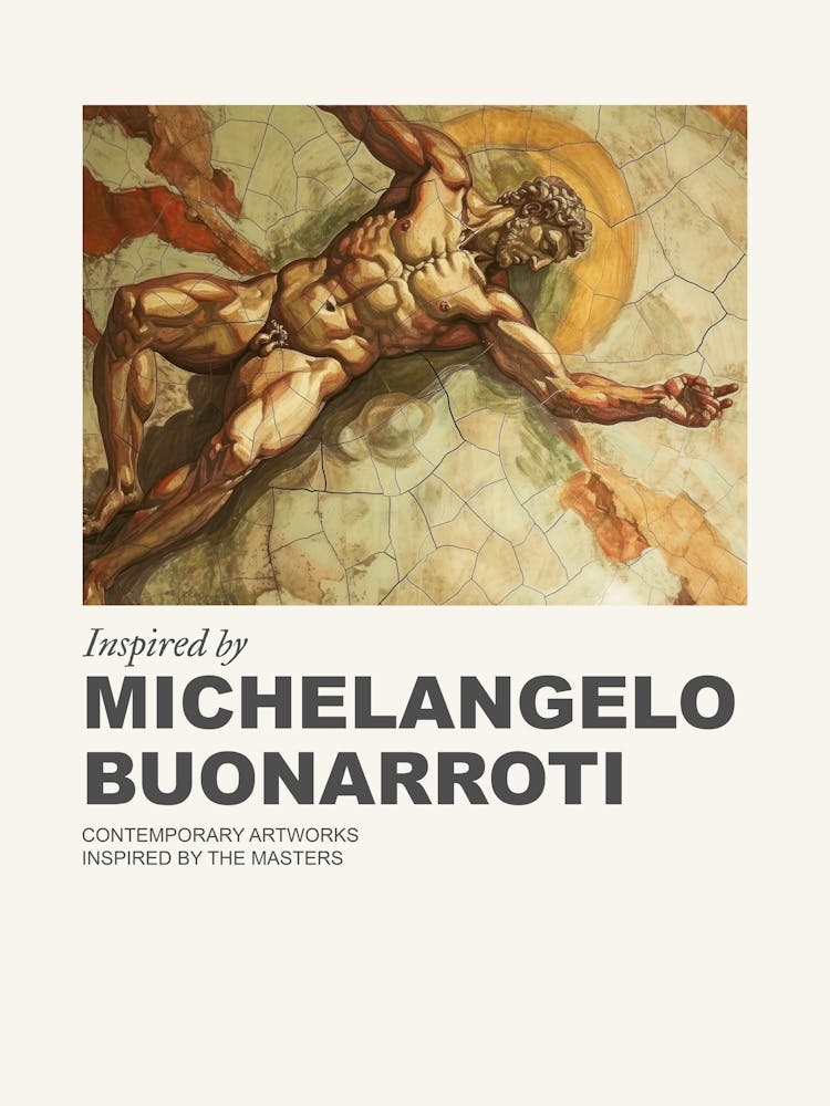 Museum Poster Inspired By Michelangelo Buonarroti 3