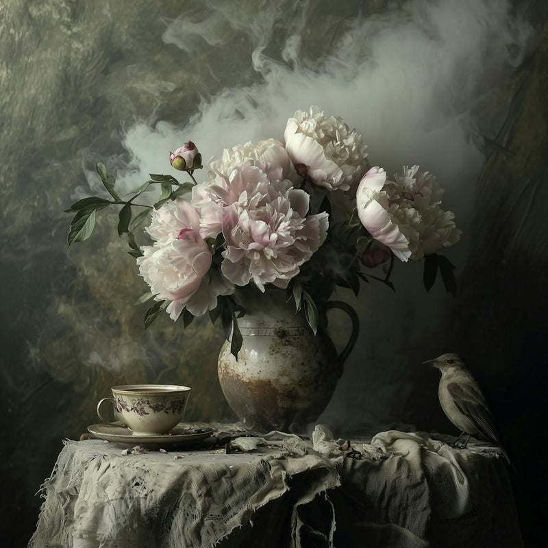 Peonies In A Vase