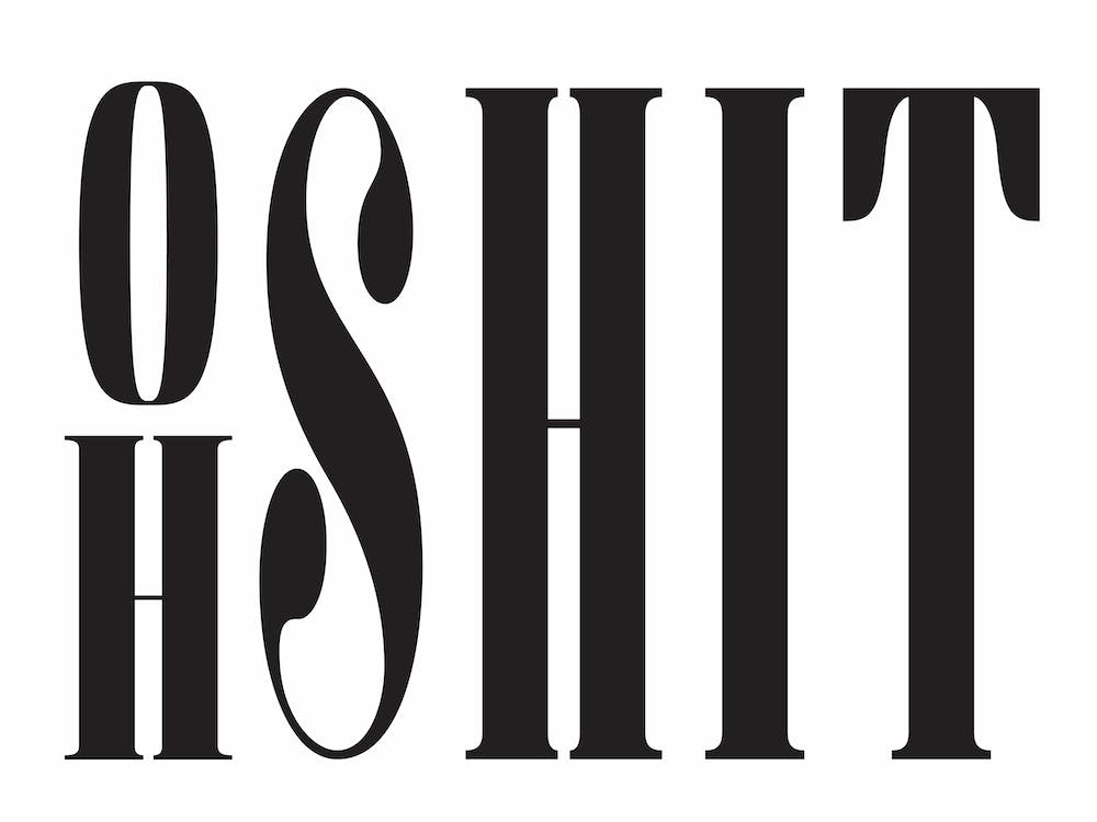 Oh Shit - Black